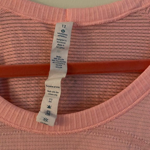 Lululemon pink long sleeve top swiftly tech - Picture 2 of 4